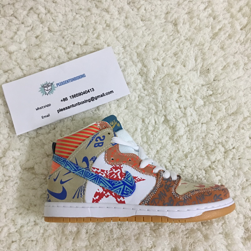 TC x What The Nike Dunk SB High GS Shoes